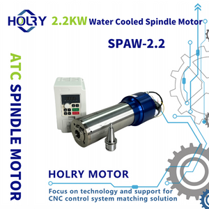 Motor Spindle ATC 2.2kw yang disejukkan dengan air Berkelajuan Tinggi ISO20 CNC Spindle untuk Penghala Cnc