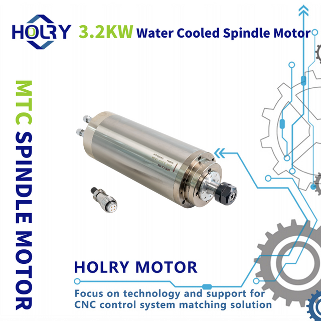 Motor vretena velike brzine 220V 380V 3.2kW vodeno hlađen ER20 za CNC glodanje