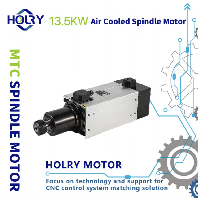 High Efficiency 13.5KW Air Cooled Spindle Motor ER32 para sa CNC Wood Working Machine