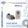 Motor de husillo refrigerado por aire de alta eficiencia 3,5 kW ER25 para m&aacute;quina de trabajo de madera CNC