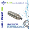 Motor Spindle Bersejuk Air 380V 5.5kW Berkelajuan Tinggi ER25 untuk Pengilangan CNC